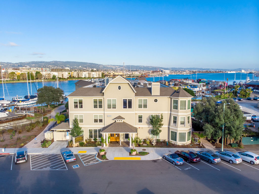 Oakmont of Mariner Point aerial view of community