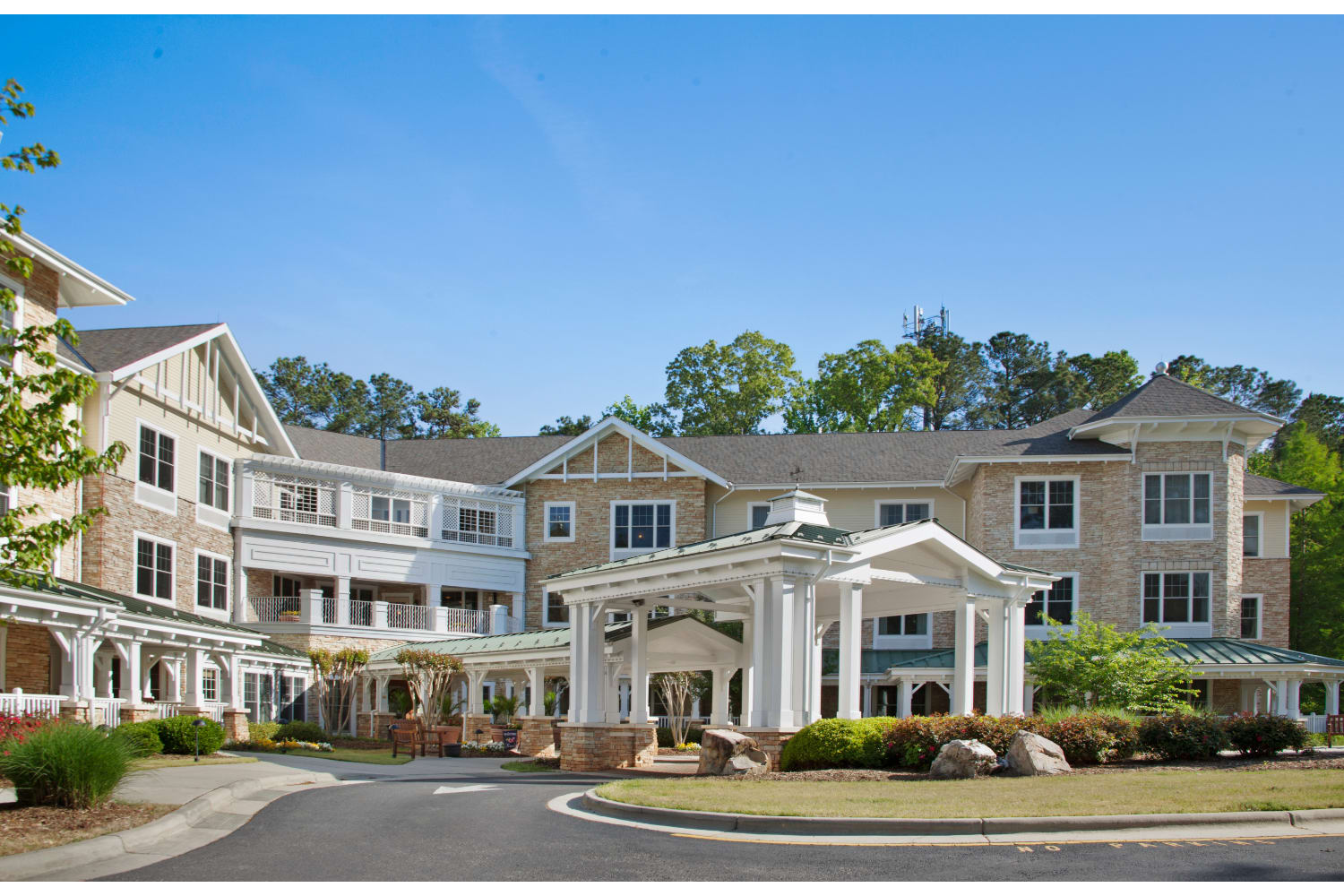 Sunrise of Cary community exterior