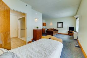 Wolverton Glen studio living room