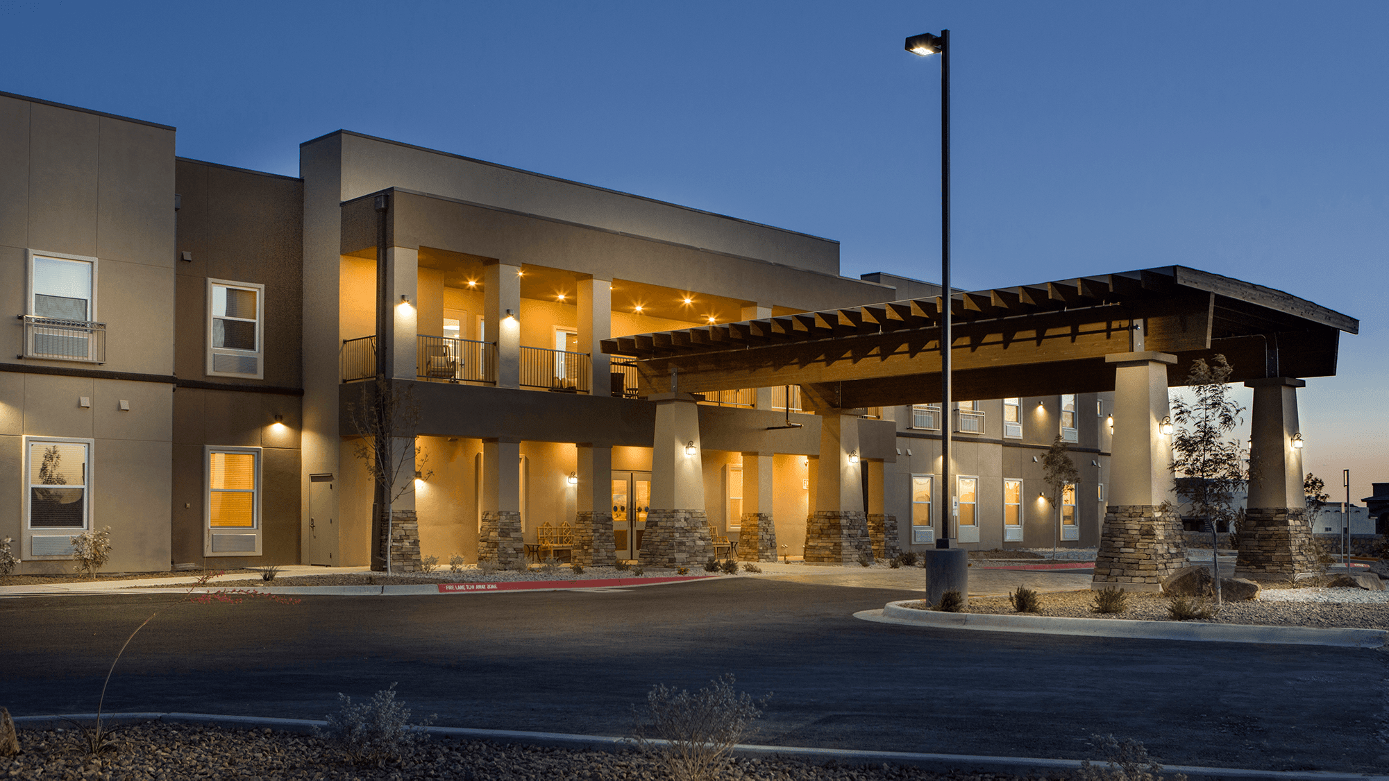 Pegasus Landing of Santa Fe community exterior