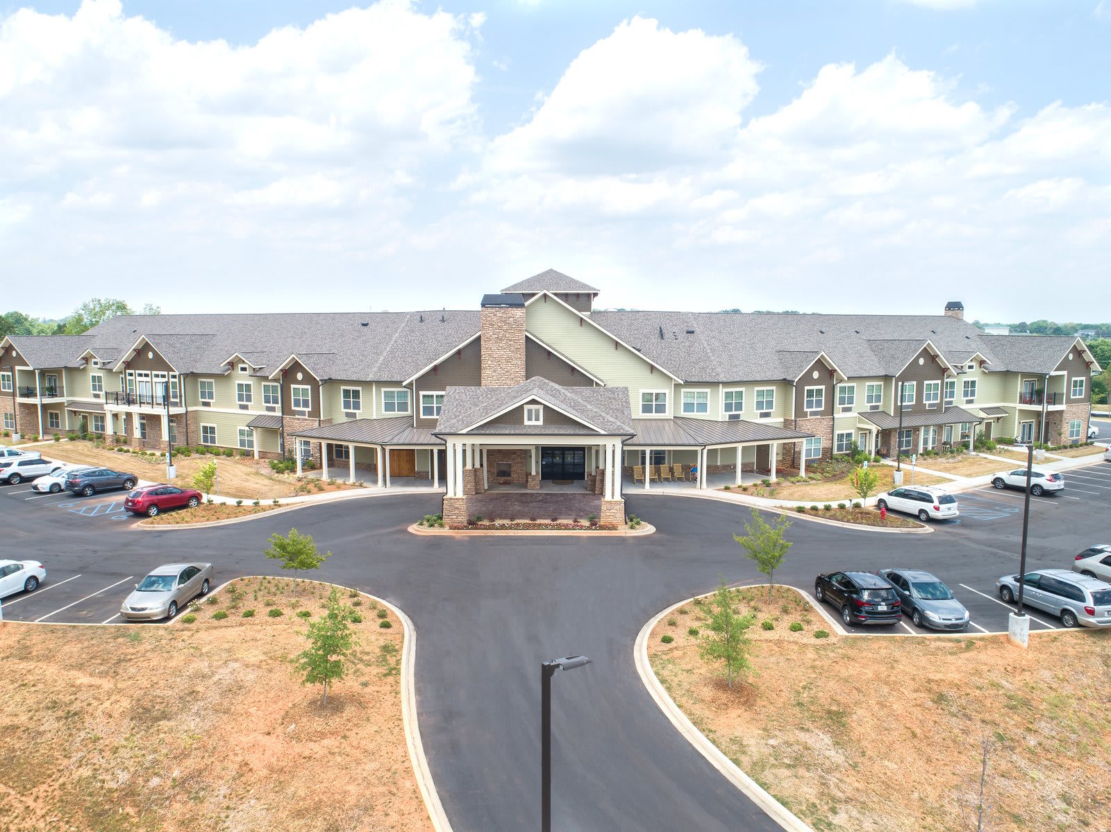 Spring Arbor of Anderson aerial view of community