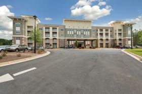 The Mansions at Alpharetta Senior Independent Living community exterior