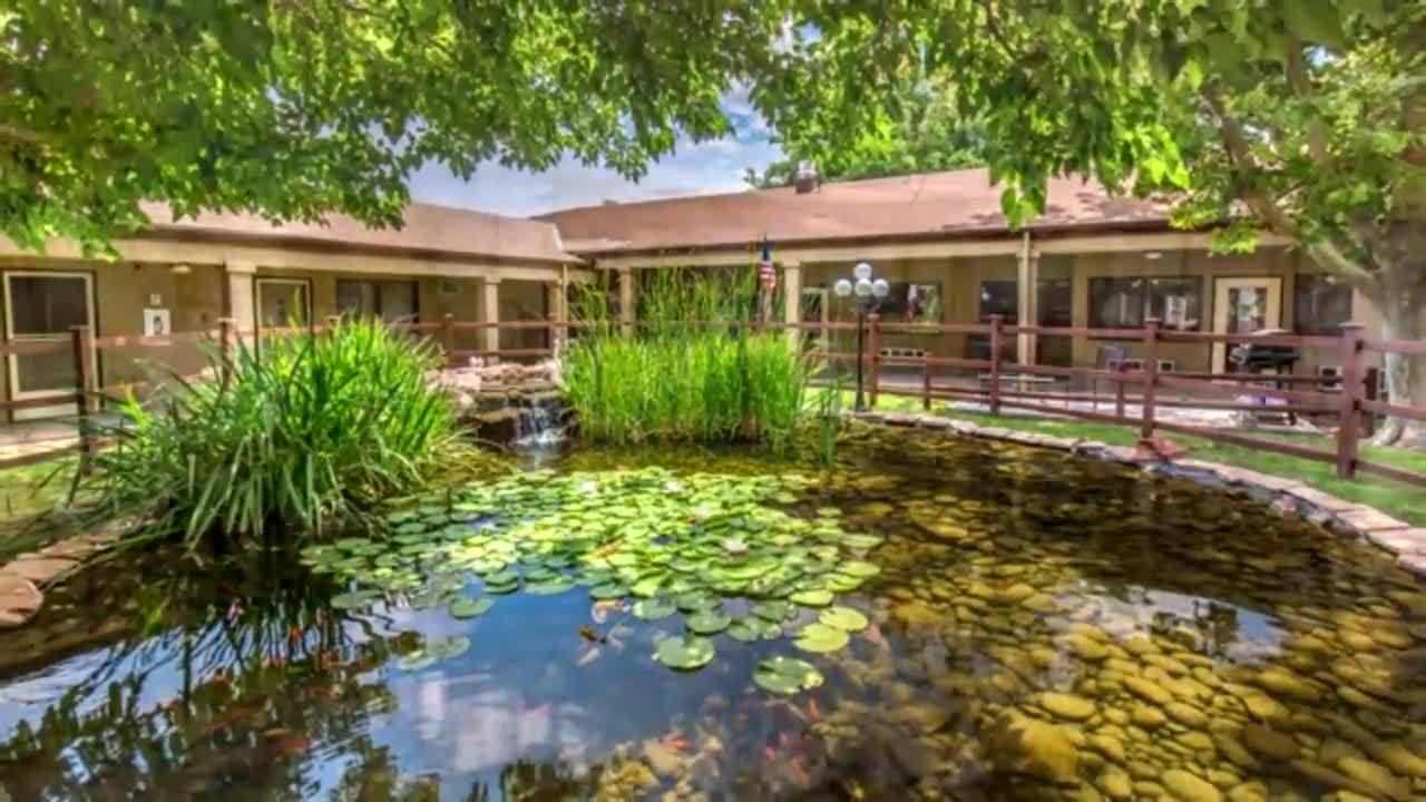 Verde Valley Assisted Living pond