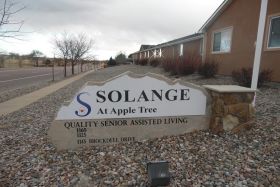 Limelight Assisted Living Apple Tree outdoor common area