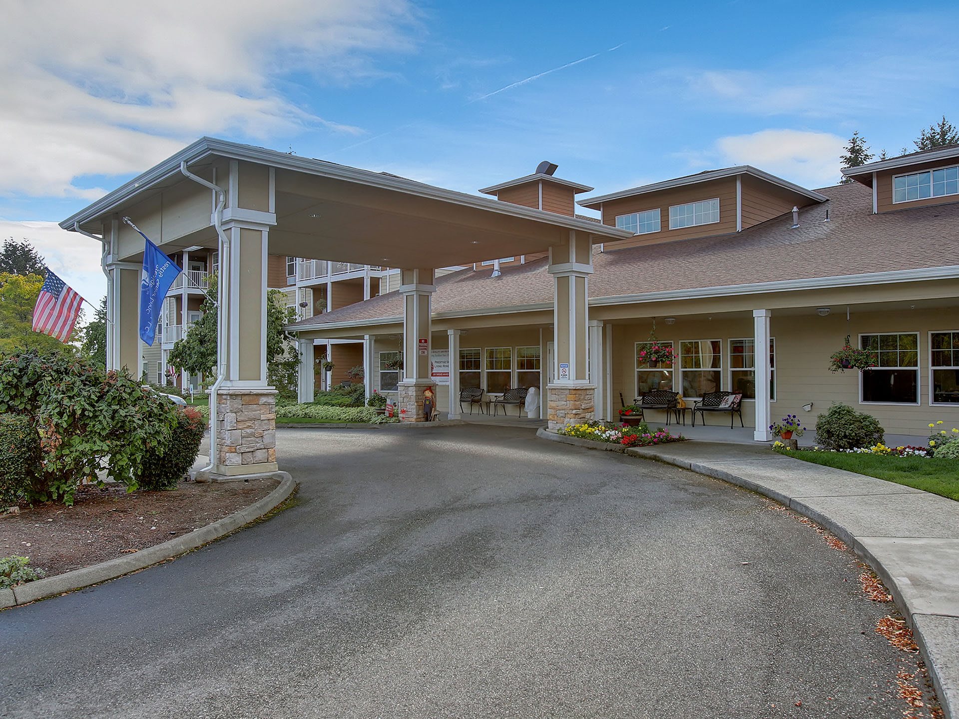 Prestige Senior Living Rosemont community exterior
