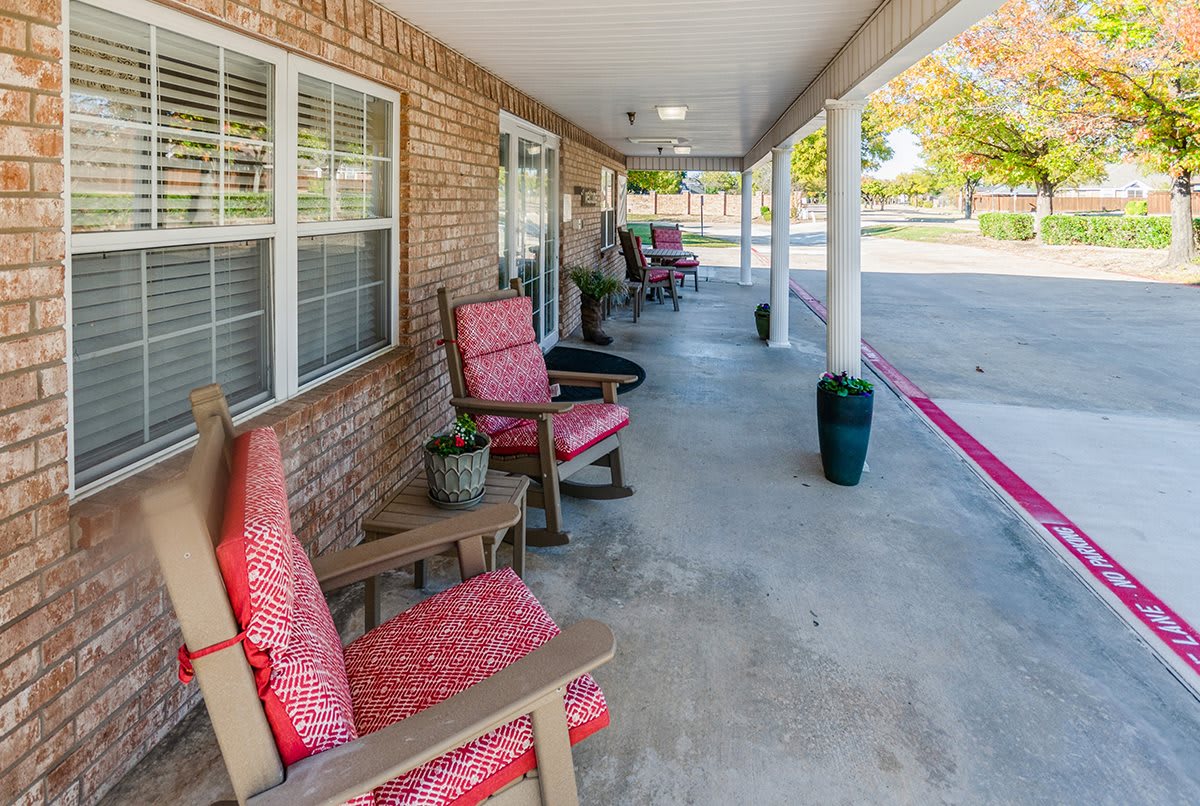 Mercer Terrace outdoor common area