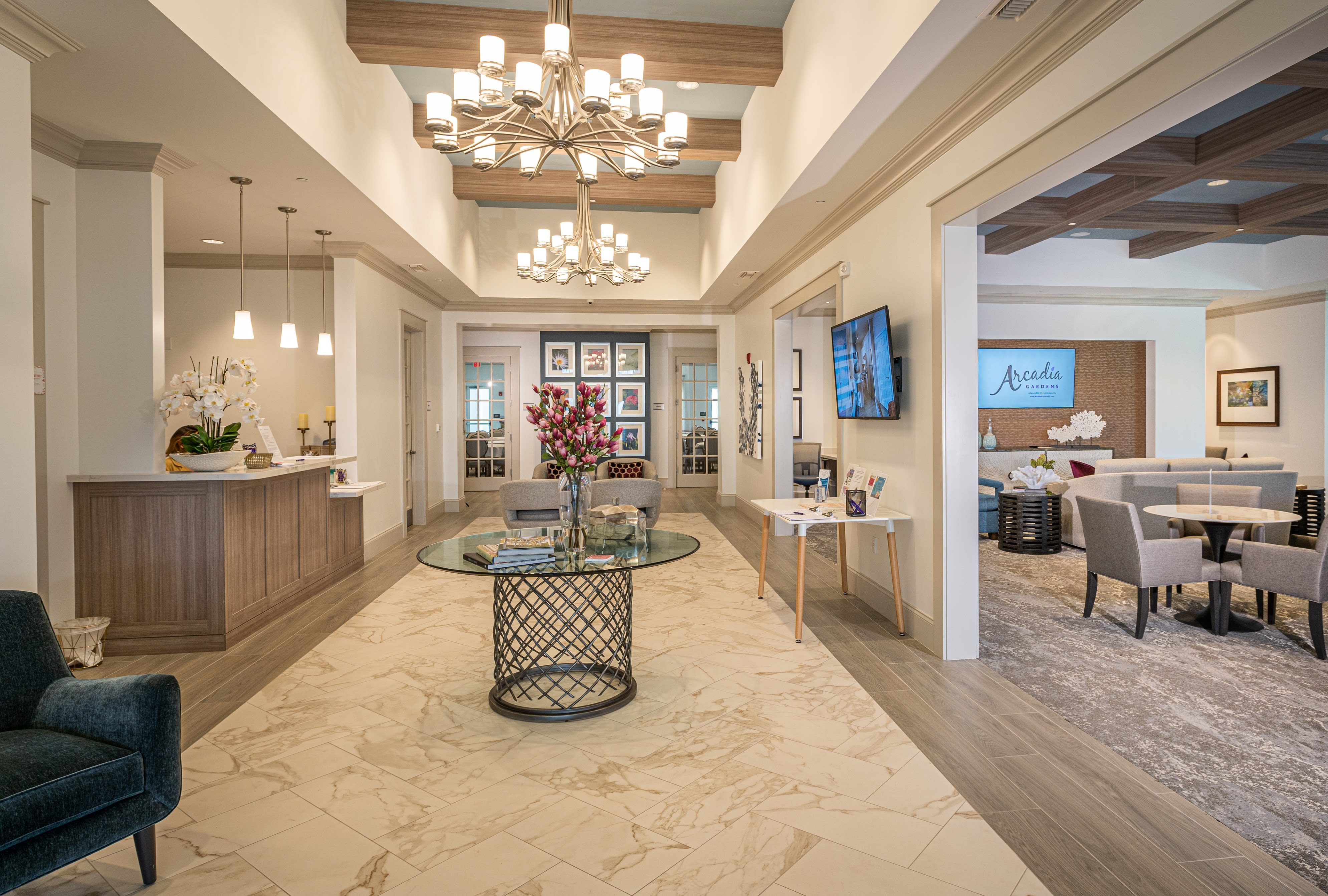 Everleigh Palm Beach Gardens reception area