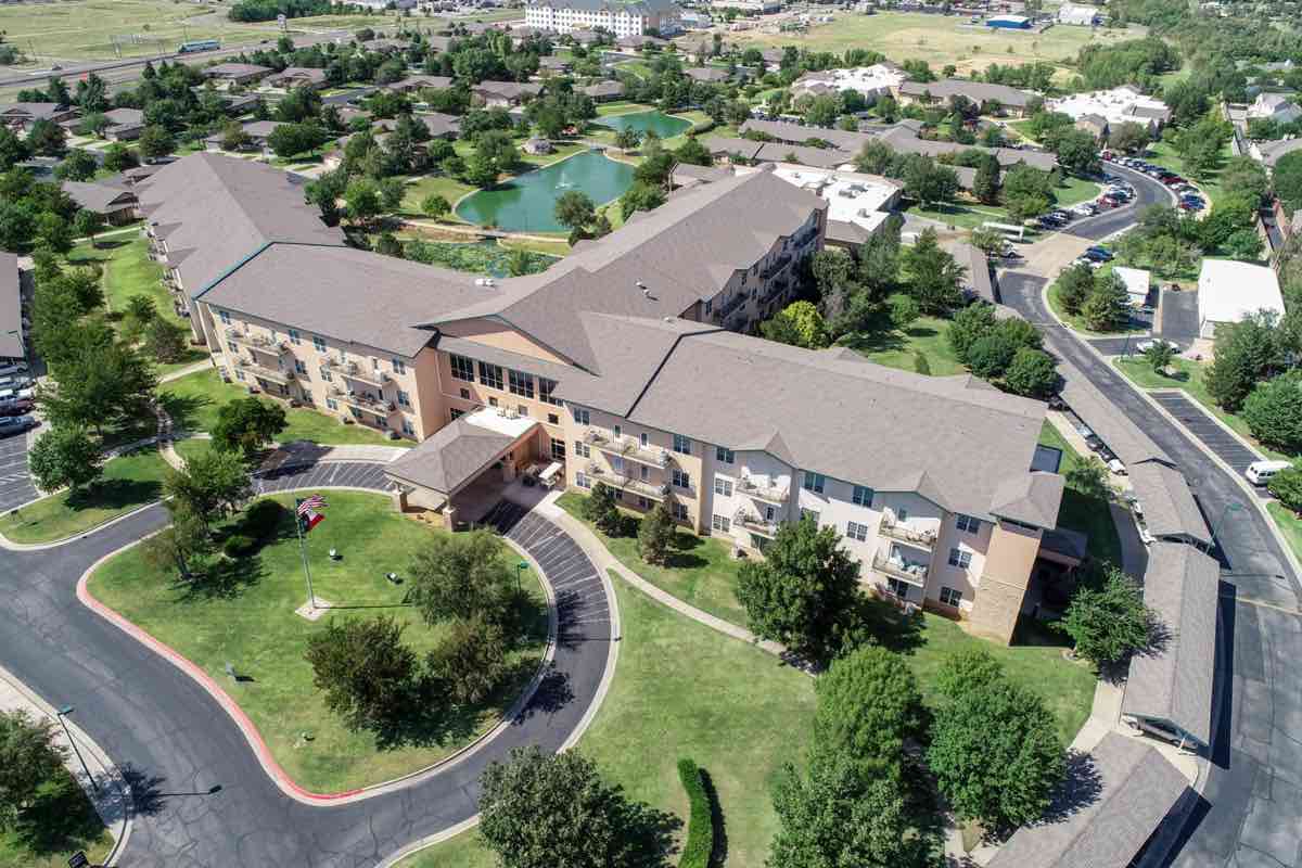 The Craig Assisted Living aerial view of community