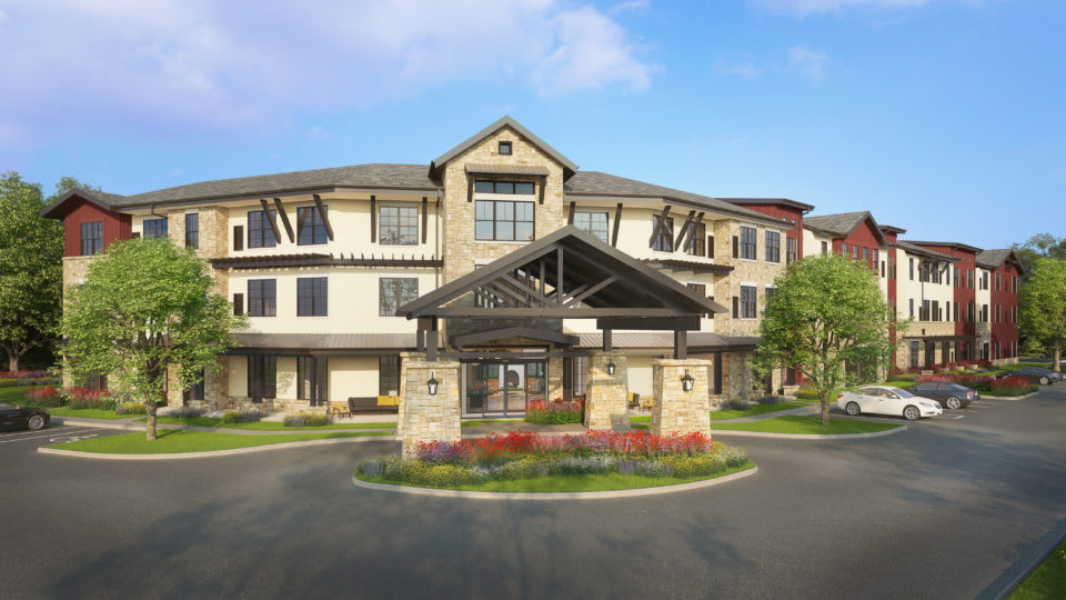 Avanti Senior Living at Bee Cave community exterior