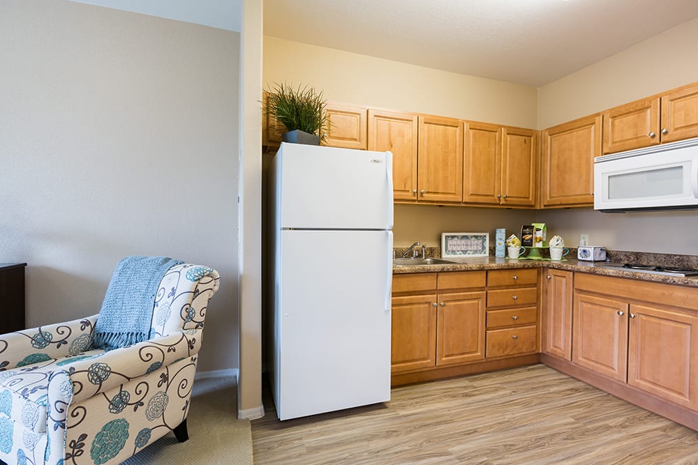Palos Verdes Senior Living in-unit ktichen