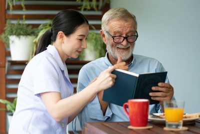 Photo of Seniors Helping Seniors