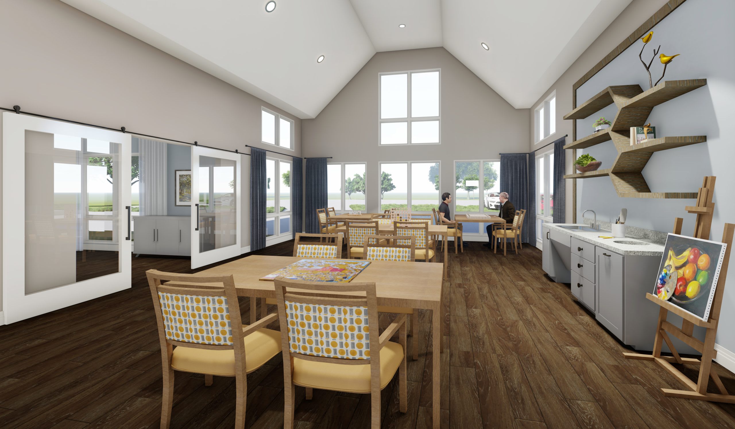 Calveria Living at Indian Land arts and crafts studio