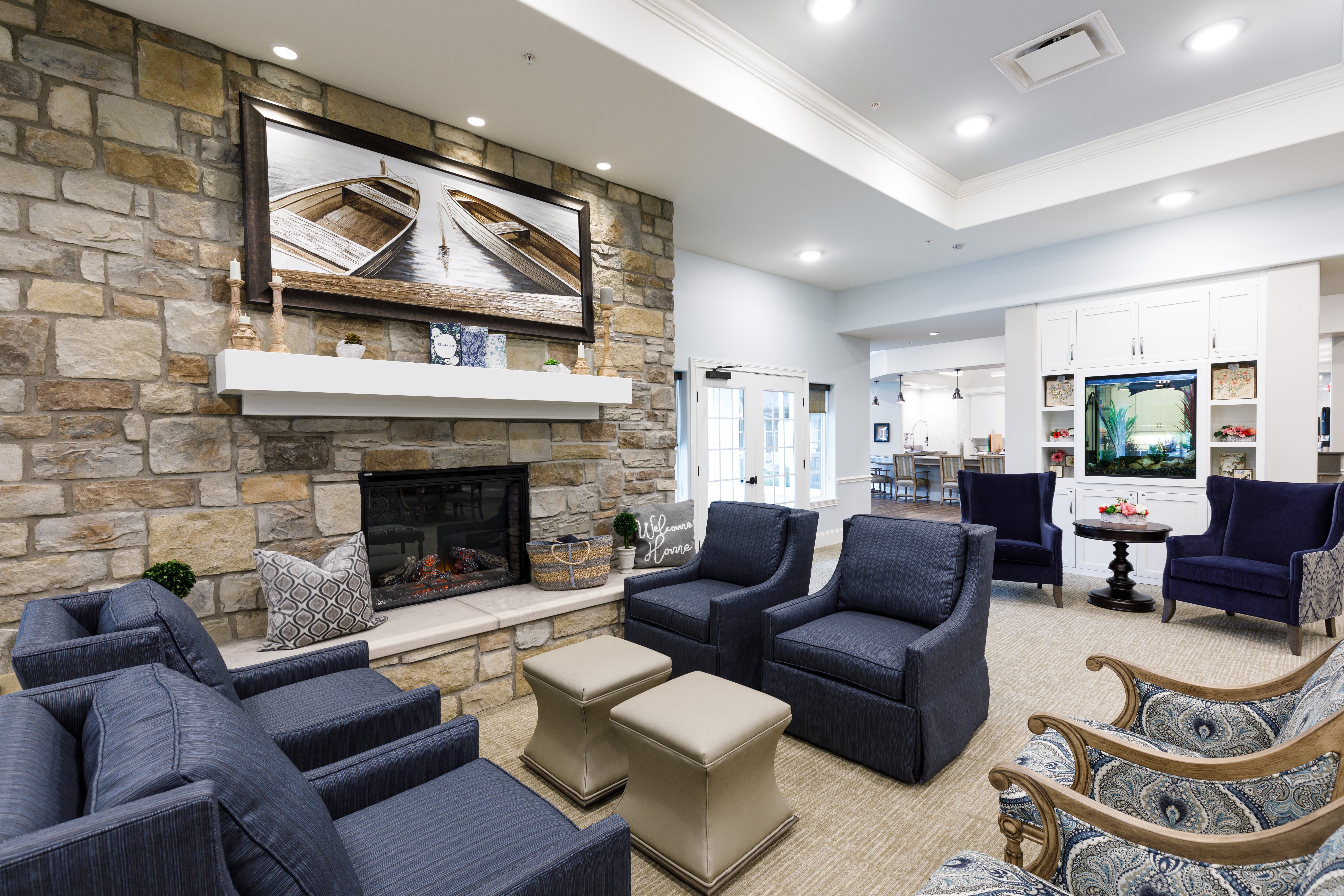 Grand Brook Memory Care of Greenwood indoor common area