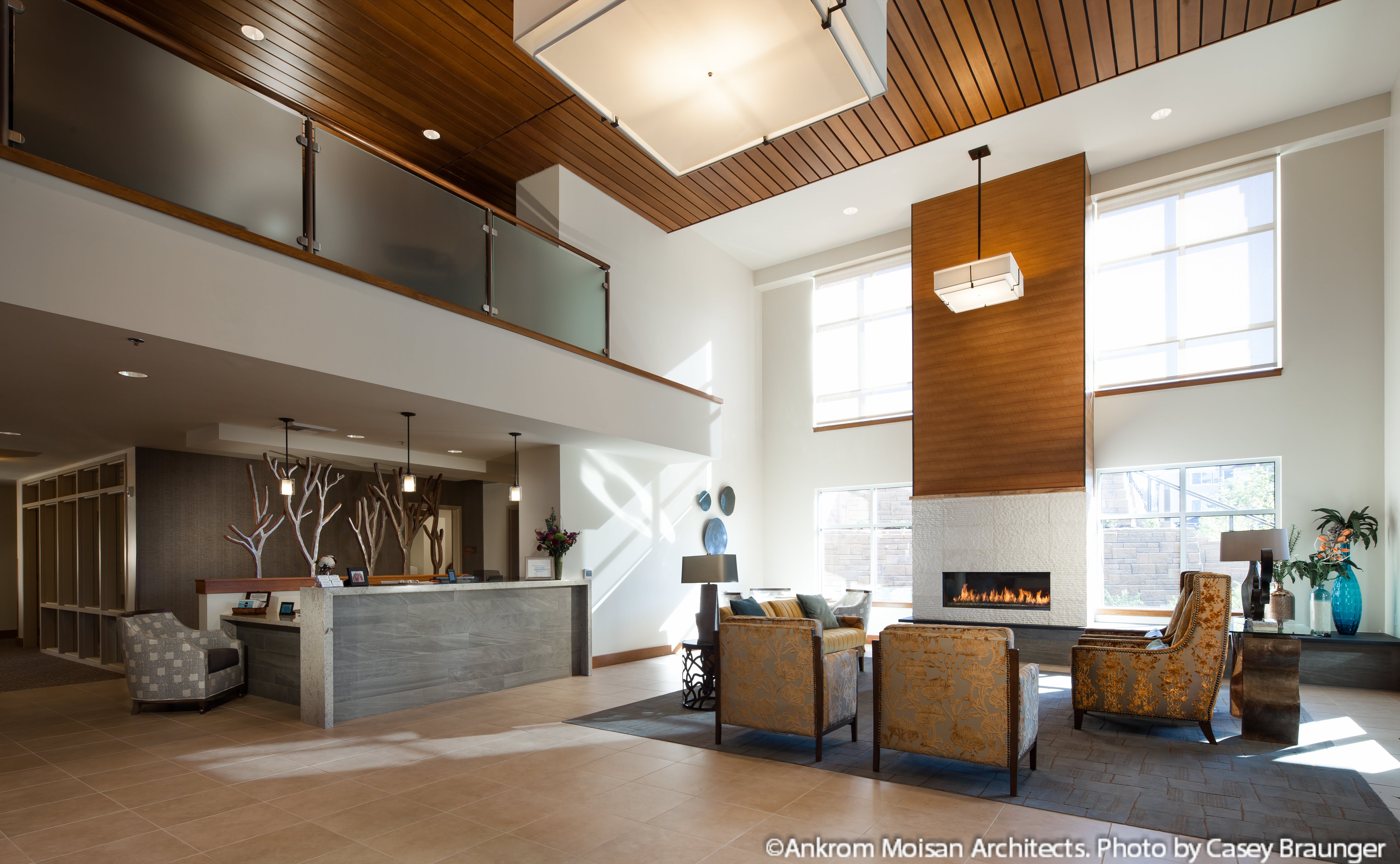 Merrill Gardens at Cedar Mill reception area