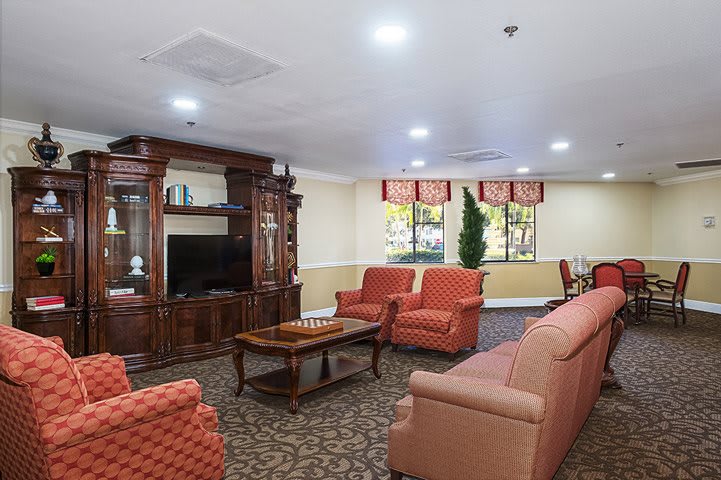Salterra Senior Living at Dunedin indoor common area