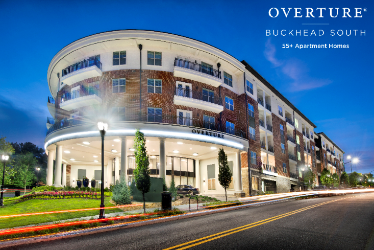 Overture Buckhead South 55+ Apartment Homes community exterior