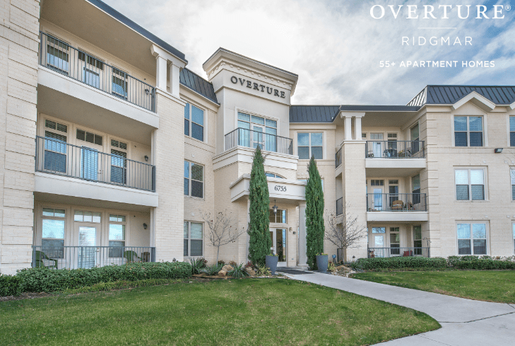 Overture Ridgmar  55 Apartment Homes community exterior