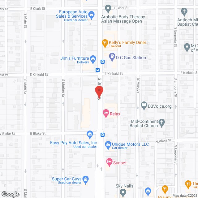 Huston Center in google map