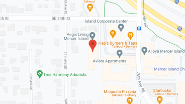 Aegis Mercer Island in google map
