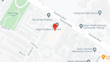 Aegis Gardens Fremont in google map