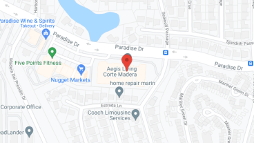 Aegis Living Corte Madera in google map