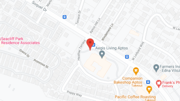 Aegis Living Aptos in google map