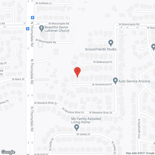 Silver Moon Assisted Living Home in google map