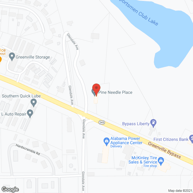 Pine Needle Senior Living in google map