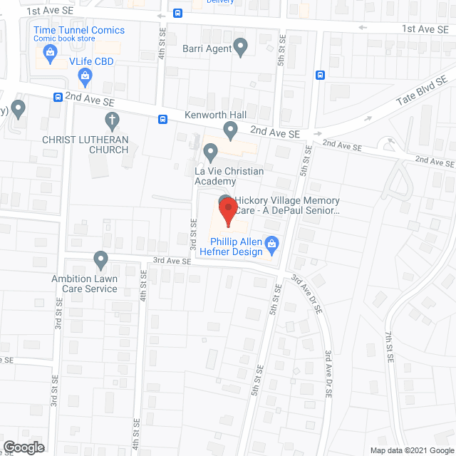 Hickory Village in google map