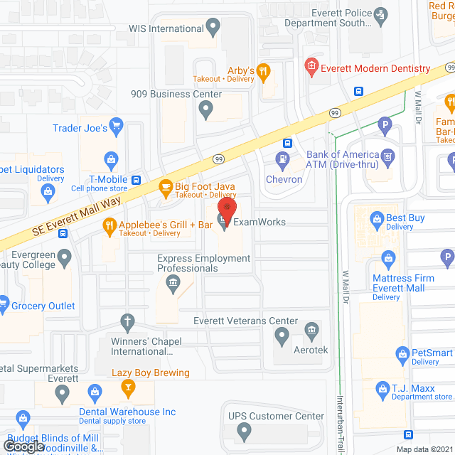 Continuum Care Hospice in google map