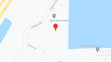 Blue Heron in google map