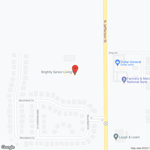 Brightly Senior Living Mascoutah in google map