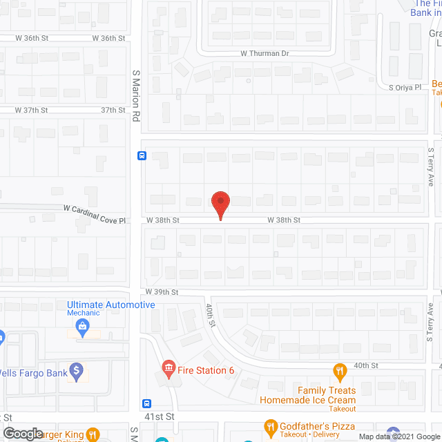 Legends on Lake Lorraine in google map