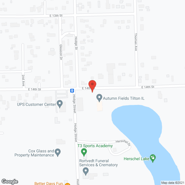 Autumn Fields Tilton in google map