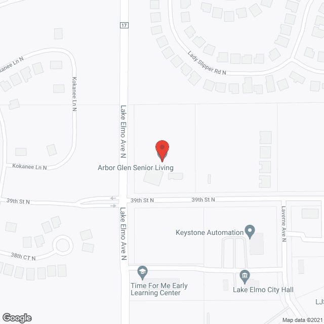 New Perspective Lake Elmo in google map