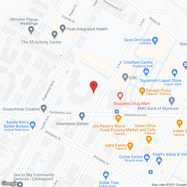 SQUAMISH SENIOR CITIZEN HOME SOCIETY - X in google map