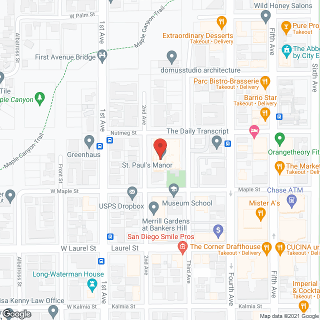 The Manor on Bankers Hill in google map