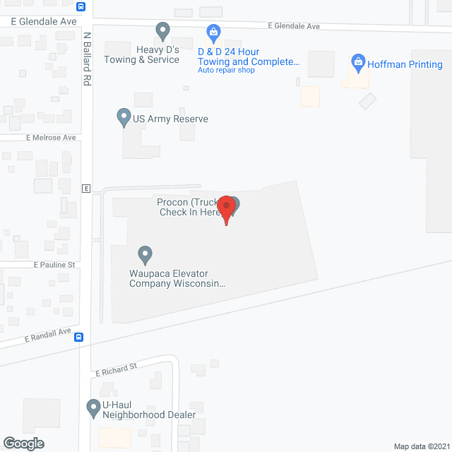 Atrium Health and Senior Housing in google map