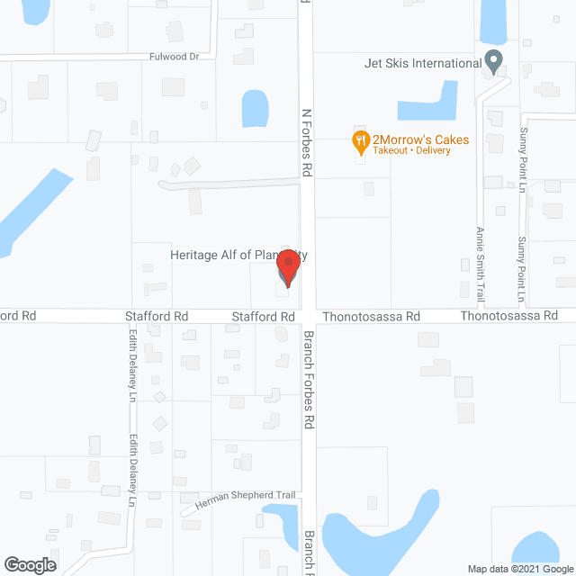 Heritage Oak of Plant City in google map