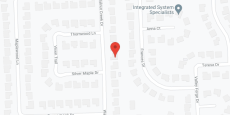 Walnut Creek Living in google map