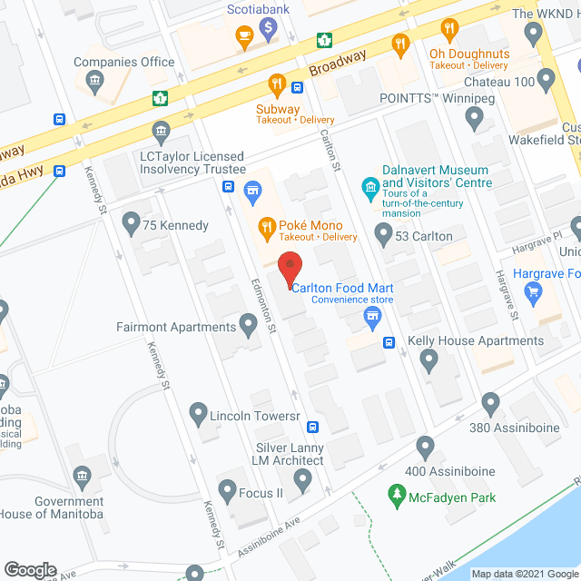 Eastry House in google map