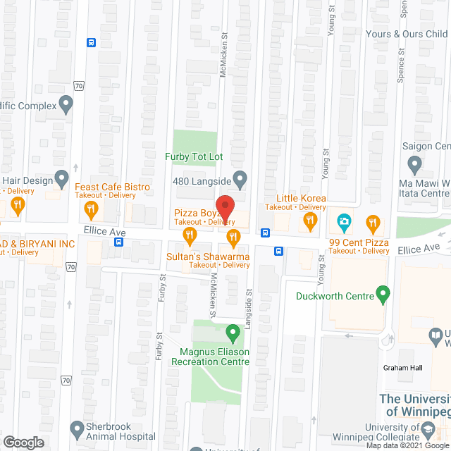 Ellice Place (public) in google map