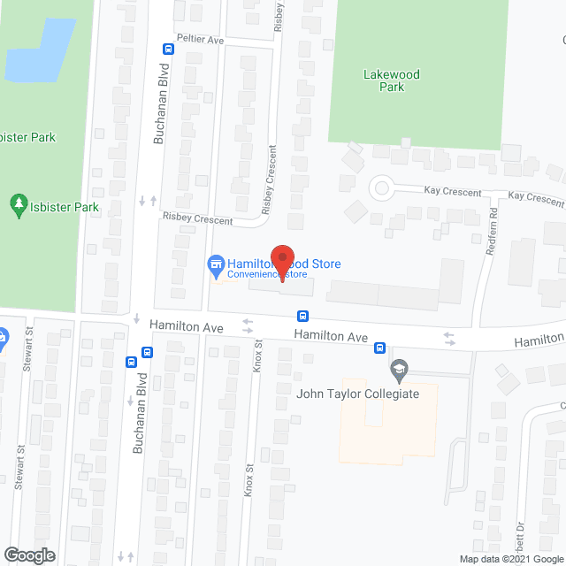 Hamilton House in google map