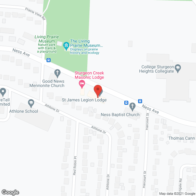 St. James Legion Lodge in google map