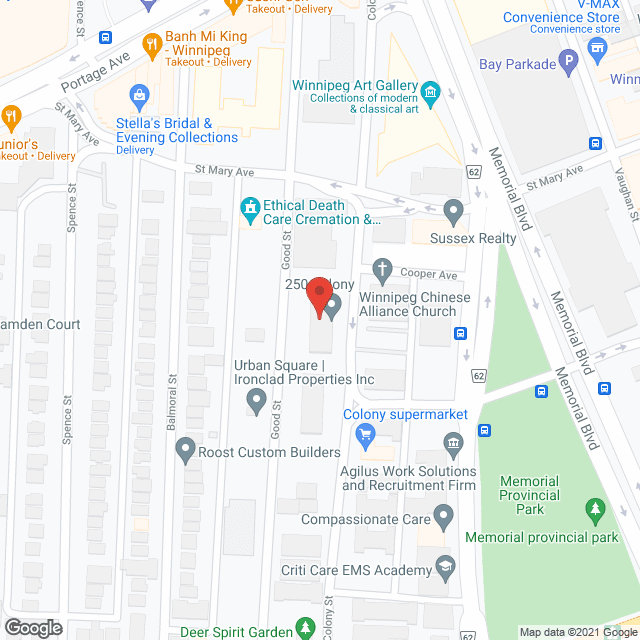 Colony Creek in google map