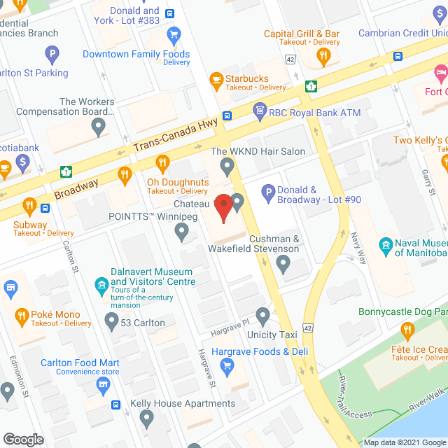 Chateau 100 in google map