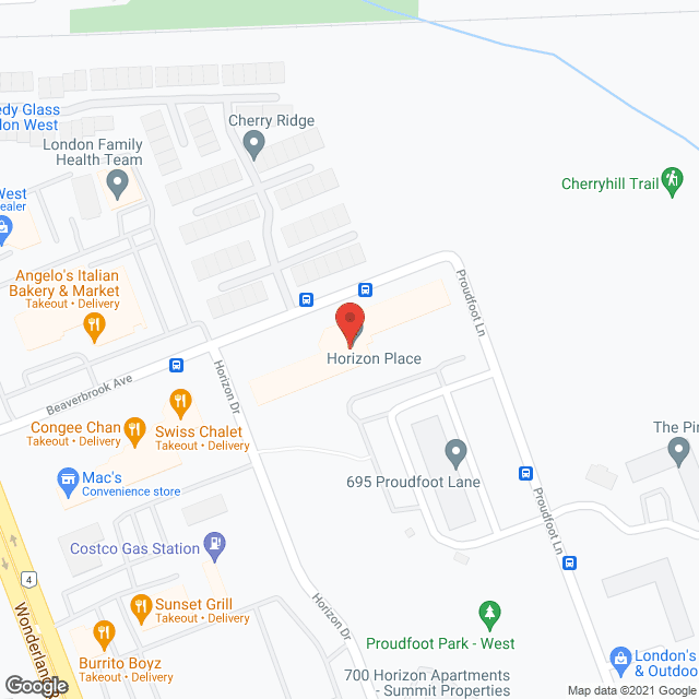 Horizon Place in google map