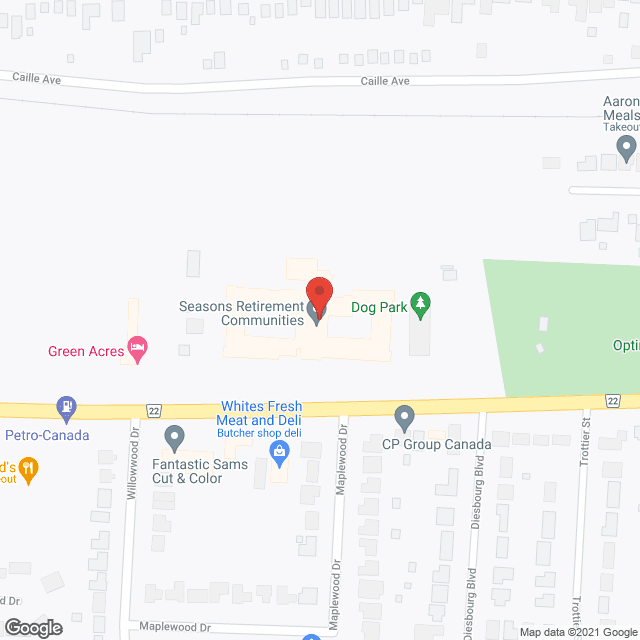 Seasons Belle River in google map