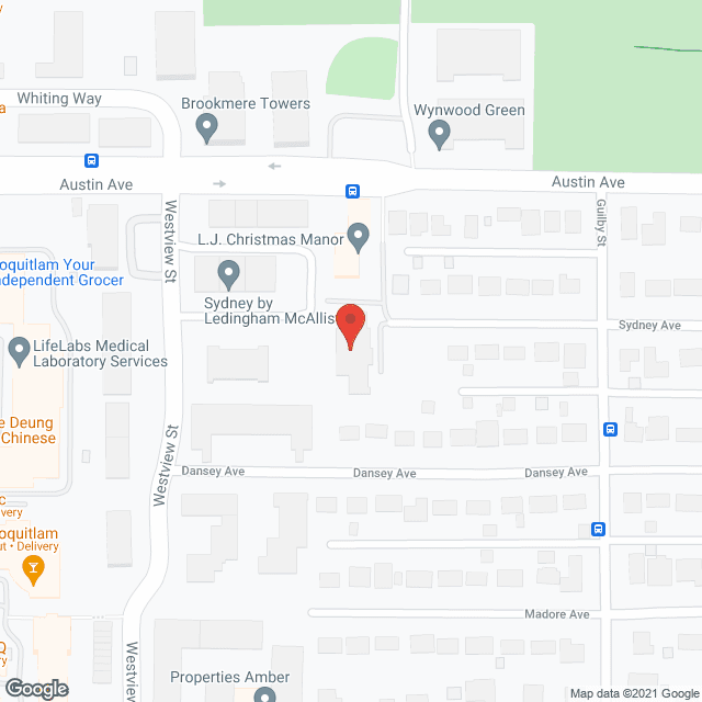 Burquitlam Lions Care Centre CLOSED in google map