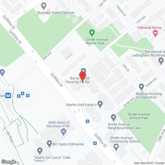 Byrne Creek Co-Op in google map